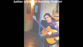 Djamel Laroussi  by the great Luthier Henning Doderer Part 1 [upl. by Xam]