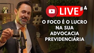 LUCRO NA ADVOCACIA PREVIDENCIÁRIA PERGUNTE NO CHAT QUE EU RESPONDEREI AO VIVO  LivePrevidente 4 [upl. by Findley728]