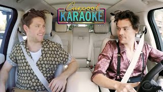 Harry Styles and Niall Horan REUNITE on Carpool Karaoke [upl. by Ellered434]