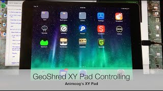 GeoShred Application Note 5 GeoShreds XY Pad Controlling Animoogs XY Pad [upl. by Roxane]