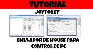 Emulador de mouse para Joystick o Gamepad JoyToKey [upl. by Ahsenar]