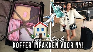 Koffer  handbagage inpakken voor NEW YORK ☆ SAAR [upl. by Danby421]