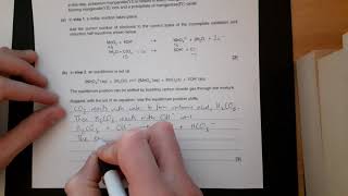 232  Manganate VII redox titrations  part 1 [upl. by Conners930]