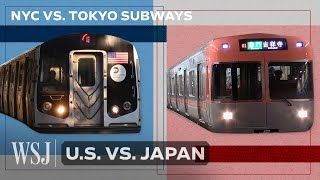 Why Tokyos Metro Is Profitable and New York City’s Isn’t  WSJ US vs Japan [upl. by Anotyal5]