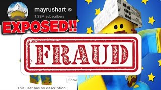 Exposing this Famous youtuber Mayrushart  Anime Defenders  Roblox [upl. by Belloir962]