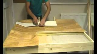 Laying Vinyl Flooring Part 1 [upl. by Hgeilyak725]