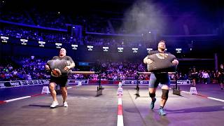 Is this the closest race in strongman Mitch Hooper vs Tom Stoltman [upl. by Allanson]