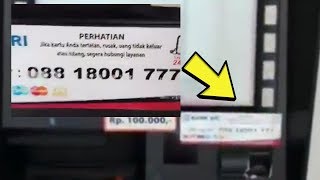 Viral Video Stiker Nomor Call Center Abalabal Tertempel di Mesin ATM Pihak BRI Beri Penjelasan [upl. by Crudden]