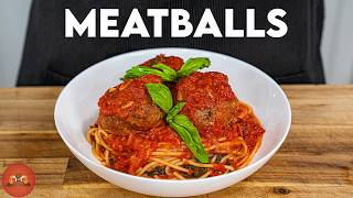 How To Make Restaurant Quality Spaghetti And Meatballs [upl. by Alyahsat]