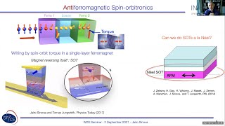 Prof Jairo Sinova  Emergent Antiferromagnetic Spintronics [upl. by Reinal]