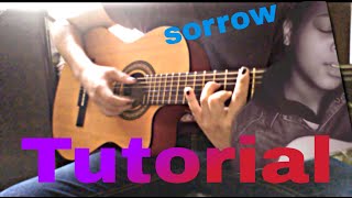 Como tocar sorrow de Shiloh Dynasty en guitarra acústicaTutorial EsauBass [upl. by Ahsilrak]