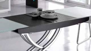 TABLE BASSE RELEVABLE LENA WENGE ET VERRE [upl. by Etireuqram752]