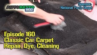 Classic Car Carpet Repair Dye Cleaning Episode 160 Autorestomod [upl. by Neidhardt]