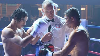 Levi Barnes v Christian Lopez Flores in Blackpool on VIPs Winter Gardens show 992023 [upl. by Henryk348]