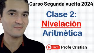 Clase 2  Curso Exani II Nivelación en operaciones aritméticas  Segunda vuelta 2024 [upl. by Nodal]