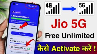 Jio 5G Kaise Activate Kare  How to activate Jio 5g 2024  Jio True 5G  unlimited jio 5g use 2024 [upl. by Aihsenad663]