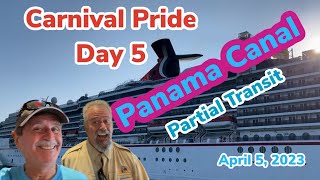 Carnival Pride In The Panama Canal [upl. by Atteugram]