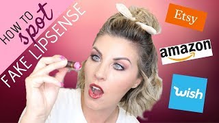 FAKE LIPSENSE 😮 How To Spot Fake Lipsense Wish Ebay Etsy [upl. by Assi444]