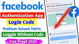 Go to your authentication app facebook problem  go to your authentication app [upl. by Ymmor595]