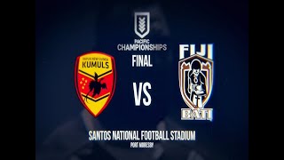 PNG LNG Kumuls v Fiji Bati  Pacific Bowl Final  Match Highlights [upl. by Biel803]