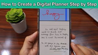 How to Create a Digital Planner Step by Step [upl. by Llerroj179]