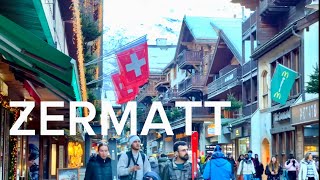 ZERMATT 🇨🇭MATTERHORN Travel in Switzerland  Travel Guide 4K [upl. by Devol]