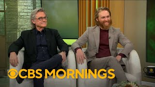 Kurt Russell and Wyatt Russell share how Goldie Hawn reacted to seeing their new show [upl. by Repsac690]