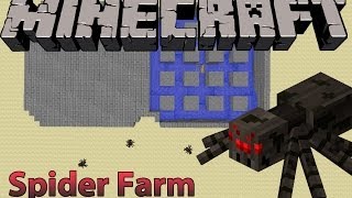 Minecraft Tutorial SpiderOnly Mob Farm NO SPAWNER NEEDED Works in 119 [upl. by Amir]