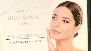 Instant face lifting tapeHow to use it and reviewLook younger instantly [upl. by Seidler525]