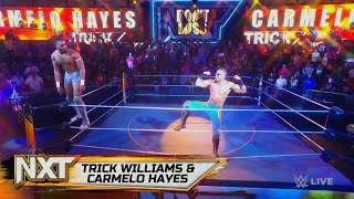 Trick Williams amp Carmelo Hayes Entrance  WWE NXT January 30 2024 [upl. by Gina853]