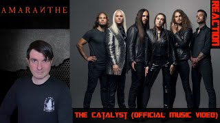 AMARANTHE  The Catalyst OFFICIAL MUSIC VIDEO REACTION [upl. by Akinam147]