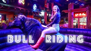 Best Bull Rider in Las Vegas  Rachel Pizzolato [upl. by Kroo]