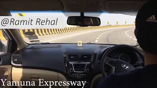 Hyundai verna top speed in India 198kmh at Yamuna Expressway [upl. by Idaf]