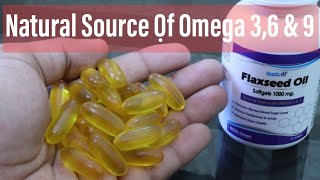 HealthVit Flaxseed Oil Softgels For Natural Source of OMEGA 3 6 9  Classy Indian [upl. by Aderfla]