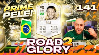 OMG I PACKED 98 PRIME PELE ROAD TO GLORY 141  FIFA 22 ULTIMATE TEAM [upl. by Bautram]