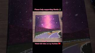 Milky Sky Painting shorts painting satisfying trending video viral [upl. by Gabriella]