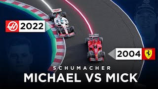 Schumacher vs Schumacher  Can Mick beat Michaels lap time [upl. by Pan100]