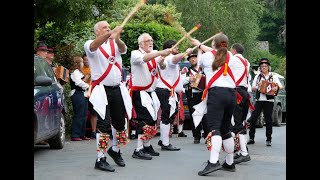 2023 06 09 Dartington Morris performing Sea Green Sash at The Rock Inn P1030751 [upl. by Standford126]