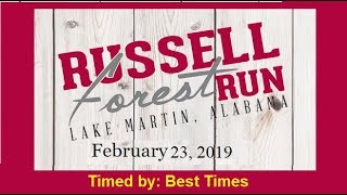 Russell Forest 10K amp 5K 2019 Alexander City AL [upl. by Aicilihp57]