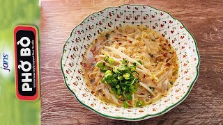 Jans Pho Bo Vietnamese Style Instant Rice Noodle – Vietnam — Instant Noodle Recipe Time — EP 2142 [upl. by Yci]