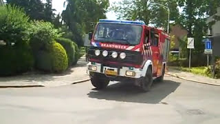 Uitruk Brandweer Lunteren 2441 Ongeval beknelling Hessenweg [upl. by Shamrao]