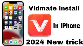 How to install vidmate in iOS  vidmate install for iOS trick [upl. by Minardi]