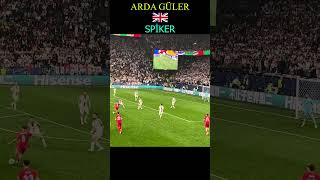 ARDA GÜLER İNGİLİZ SPİKERİ KENDİNDEN GEÇİRİYOR  GÜRCİSTAN GOL [upl. by Leoy]