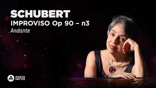 SCHUBERT Improviso Op 90 n3 D 899  Andante 11  Alda de Mattos [upl. by Antipas]