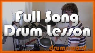 ★ Dont Look Back In Anger Oasis ★ Drum Lesson PREVIEW  How To Play Song Alan White [upl. by Ardnikat83]