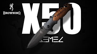 Browning Knives X50 Tactical Folding Knife  Epic Broll sequence  De mel Production [upl. by Jerrol]