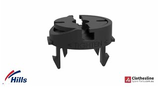 Line Tensioner Key 100629 for Hills Traditional Folding Rotary Clothesline [upl. by Vivyan33]