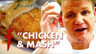 Gordon Ramsays Gourmet quotChicken amp Mashquot  The F Word [upl. by Cathrin]