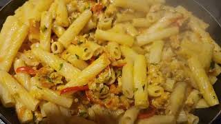 Pasta rigatoni met gehakte kipfilet [upl. by Victor]