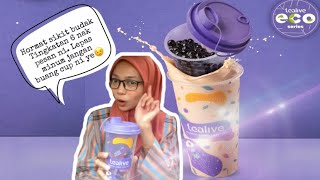 TeaLive Eco Strawless Cup  Minum Tanpa Straw cara Zu zu Zu [upl. by Esetal]